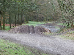 The site of Gwyddon sawmill, Abercarn, March 2012
